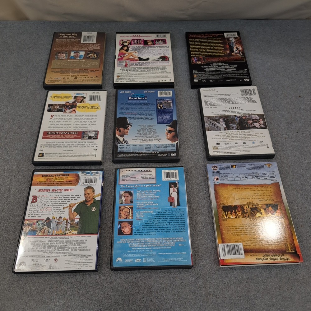 Classic Film Canon Comedy 9 DVD Lot The Goonies Office Space Princess Bride - Picture 2 of 2
